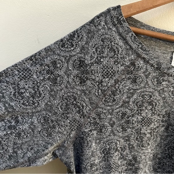 Current/Elliott~Letterman Heather Long Sleeve Antique Lace Print Small/size 1 - Picture 4 of 15